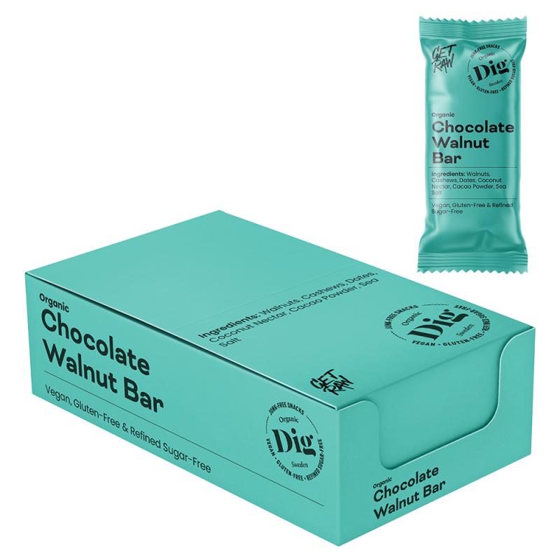 Dig Chocolate Walnut Bar 12 x 42g 1