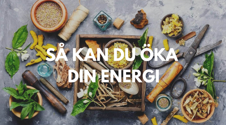 Mer energi med adaptogener