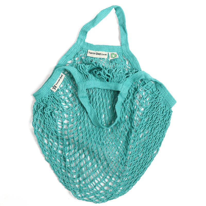 Turtle Bag Aquamarin - Korta Handtag 1