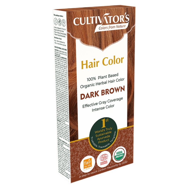 Cultivator's - Ekologisk Hårfärg Dark Brown, 100 g 1