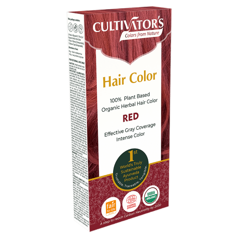 Cultivator's - Ekologisk Hårfärg Red, 100 g 1