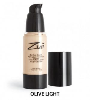 Certified Organic Flora Liquid Foundation – Olive Light, 30 ml