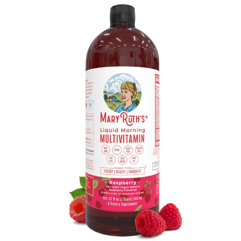 MaryRuth´s Morning Multivitamin Raspberry 1