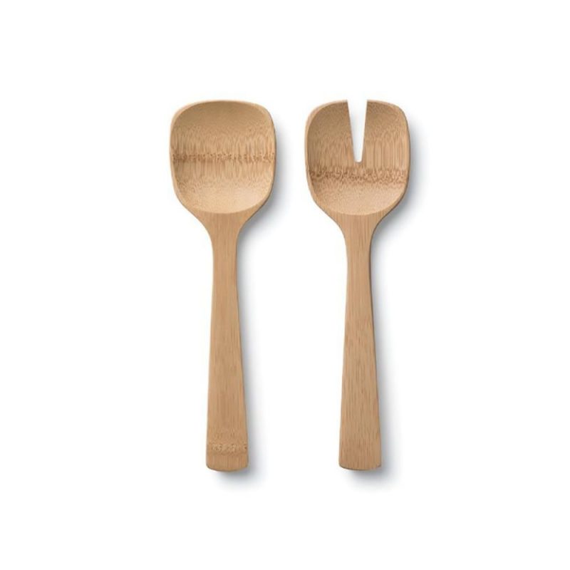 Salladsbestick Bambu Ekologiska – Korta
