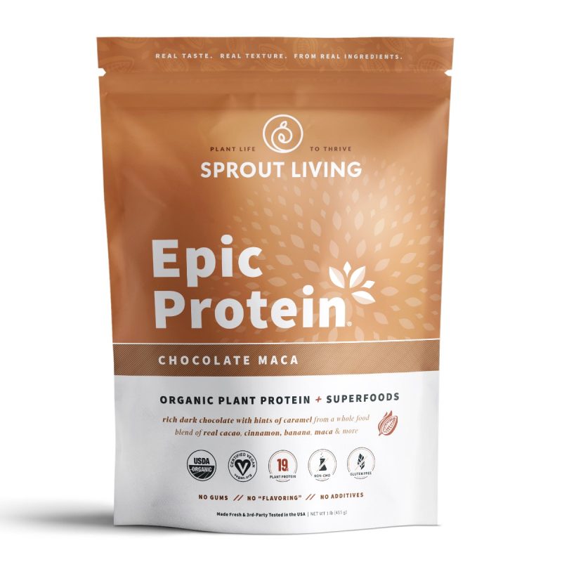Sprout Living Epic Protein Chocolate Maca 455 g 1
