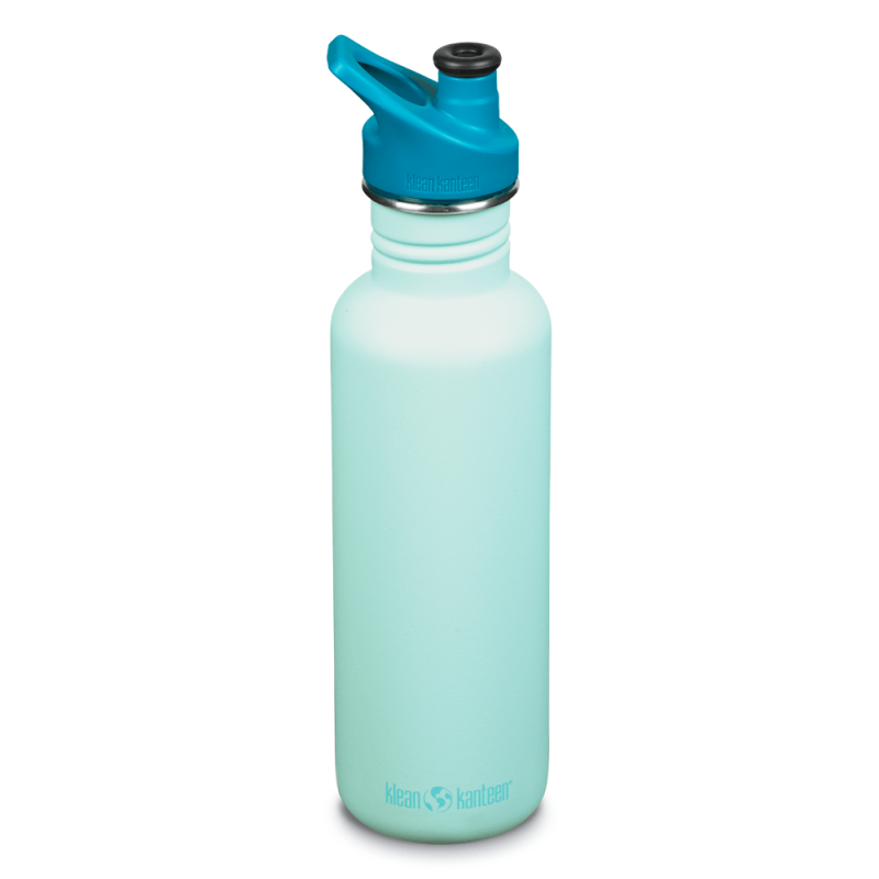 Klean Kanteen - Vattenflaska Classic Narrow Sport Cap, Blue Tint - 800 ml 1