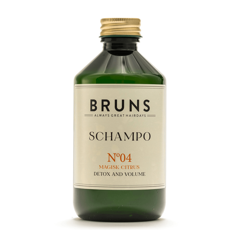 Bruns Products - Schampo Nr 04 Magisk Citrus för Fett hår / Fint Hår / Detox / Hårbottenvård, 300 ml 1