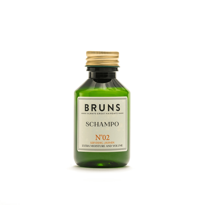 Bruns Products - Schampo Nr 02 Kryddig Jasmin för Torrt hår / Tjockt & Lockigt hår, 100 ml 1
