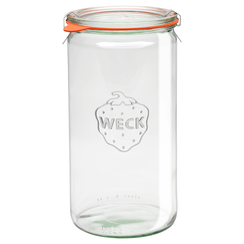 Weck Jars - Konserveringsburk i Glas Cylindrical 1590 ml, 1 st 1