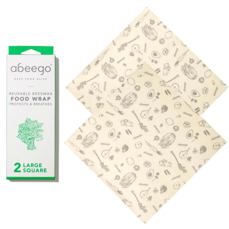 Abeego - Naturligt och Ekovänligt Folie Large, 2 st 1