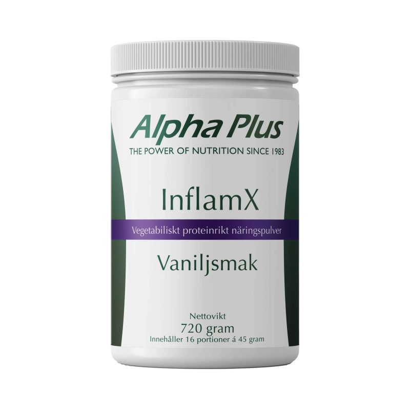 Alpha Plus InflamX - Proteinrik näringsdryck, 720 g 1