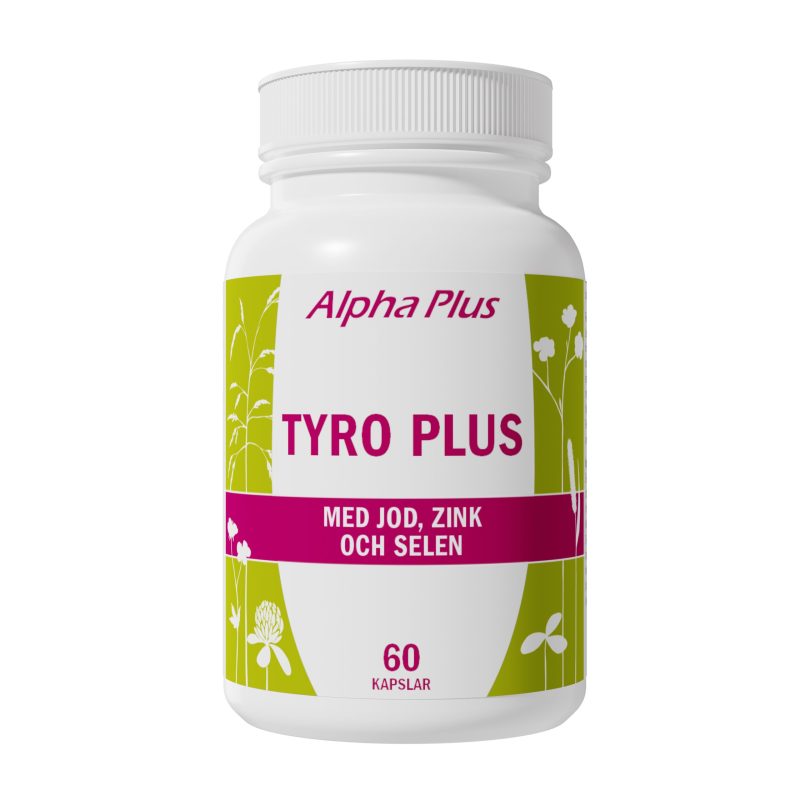 Alpha Plus Tyro Plus med Jod, Zink & Selen, 60 kapslar 1