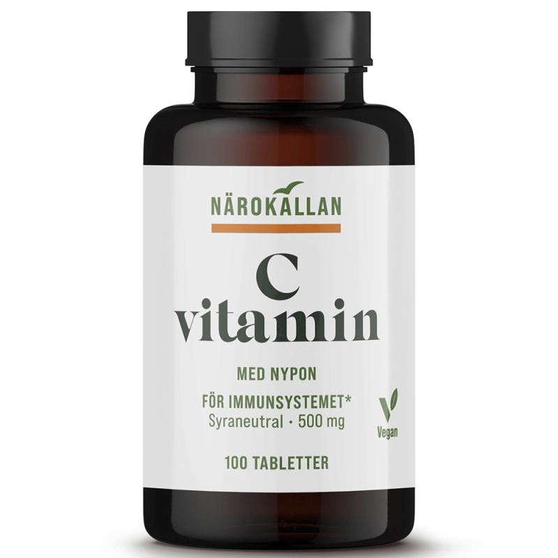 Närokällan Syraneutral C-vitamin 500 mg, 100 tabletter 1